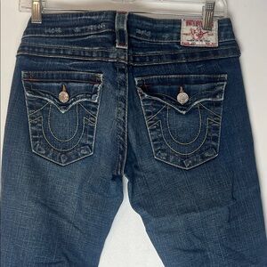 True Religion Women's Dark Blue Denim Jeans